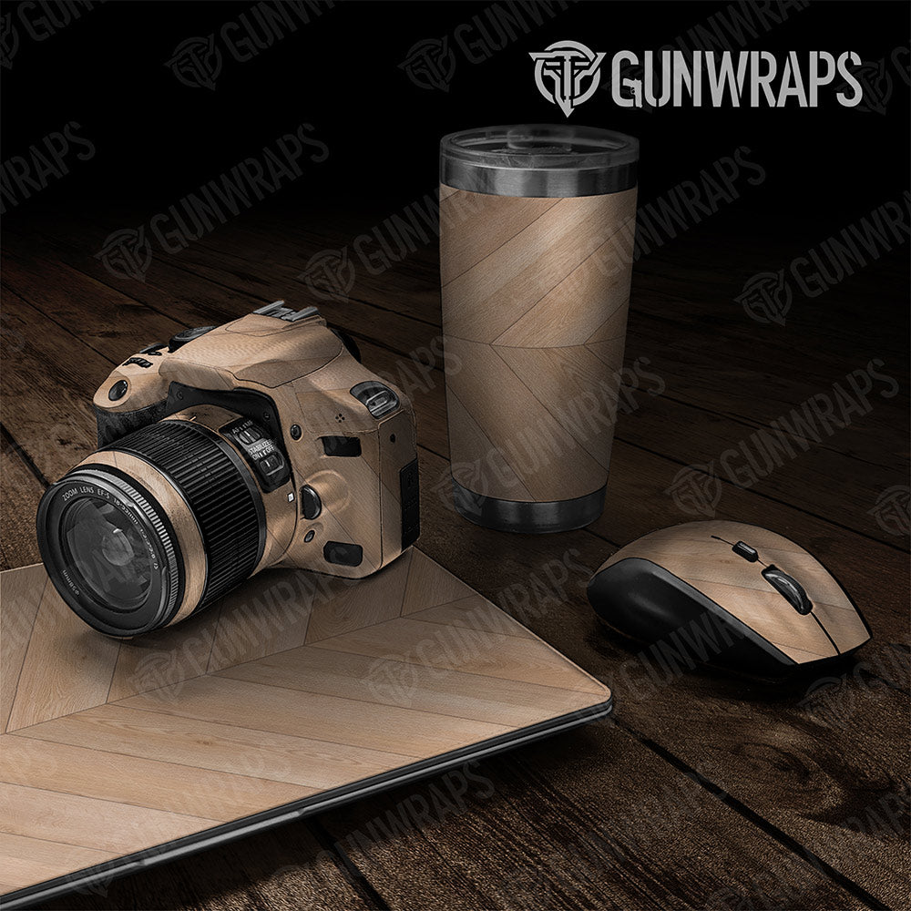 Woodgrain Budapest  Gun Skin Vinyl Wrap