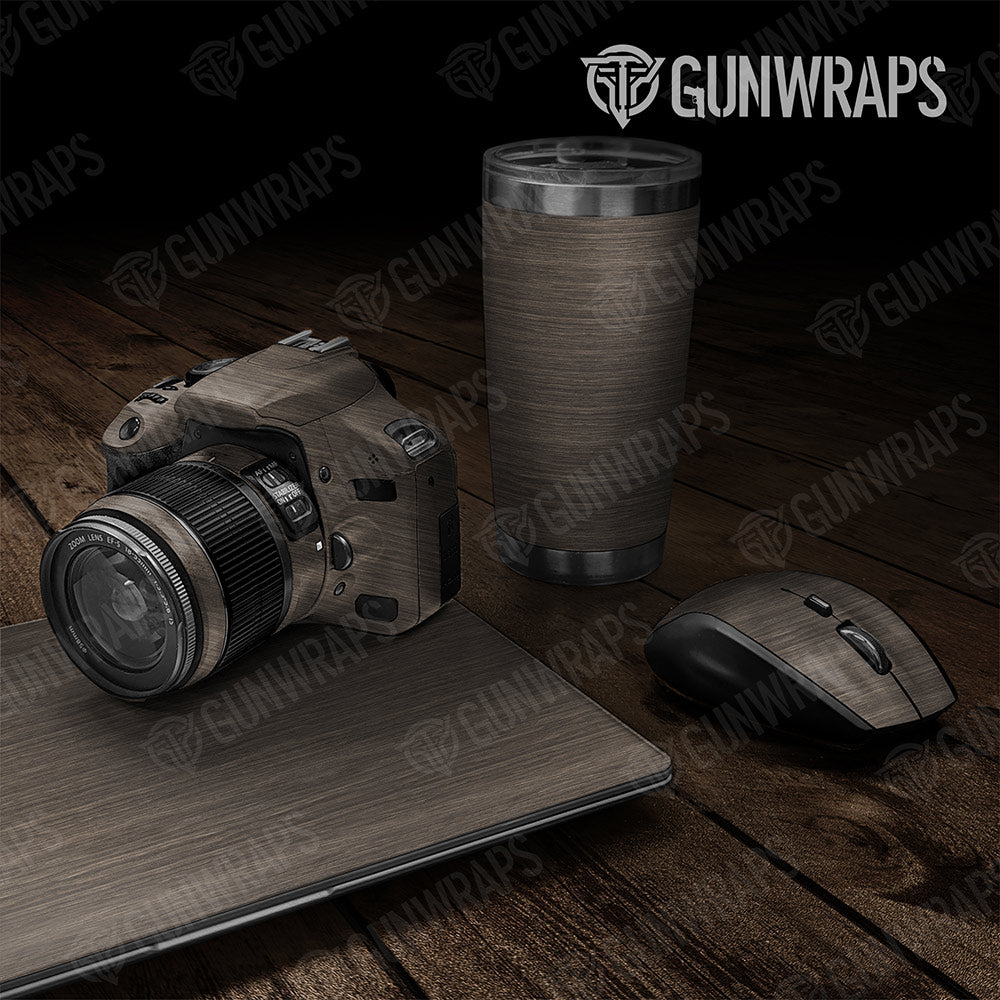 Woodgrain Douala  Gun Skin Vinyl Wrap