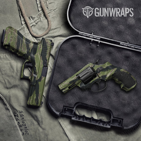Green Handgun Gun Skin Vinyl Wraps