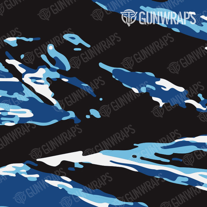 Universal Sheet Vietnam Tiger Stripe Baby Blue Gun Skin Pattern