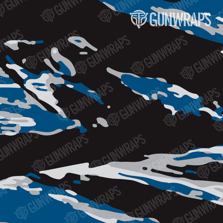 AR 15 Vietnam Tiger Stripe Blue Tiger Gun Skin Pattern