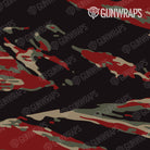 Universal Sheet Vietnam Tiger Stripe Militant Red Gun Skin Pattern