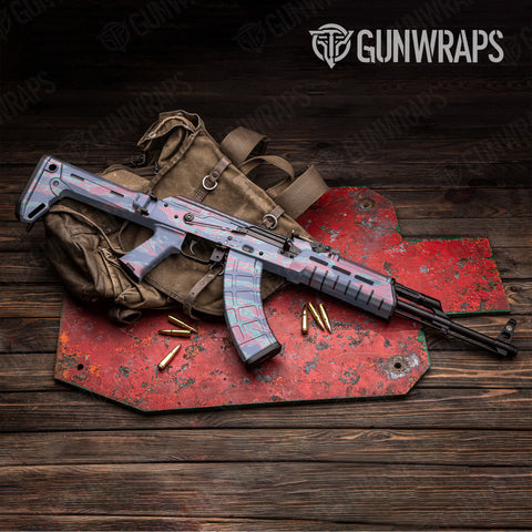 Pink AK-47 Gun Skin Vinyl Wraps