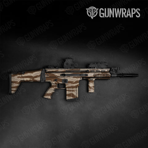 Brown Tactical Gun Skin Vinyl Wraps