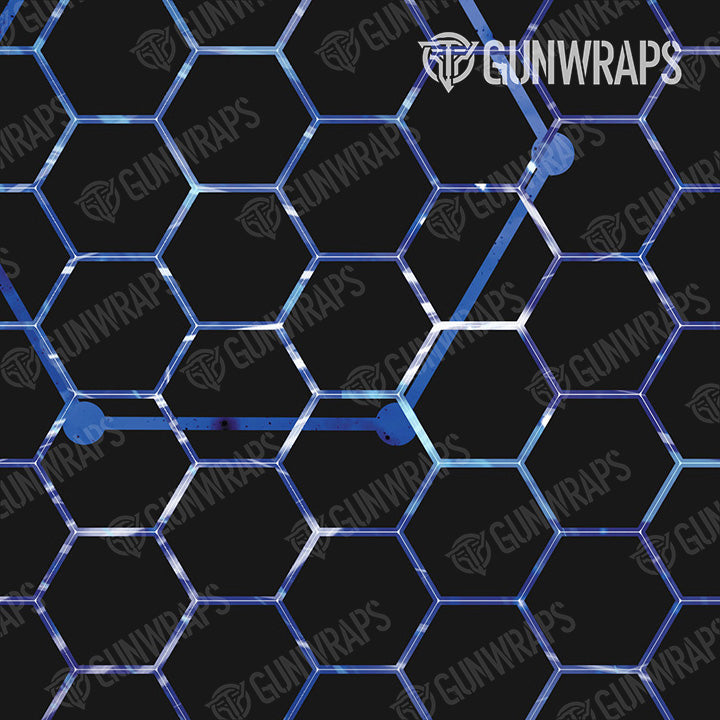 Thermacell Vivid Hex Blue Gear Skin Pattern