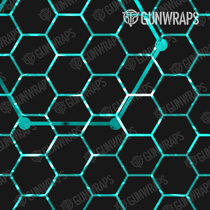 Thermacell Vivid Hex Tiffany Blue Gear Skin Pattern