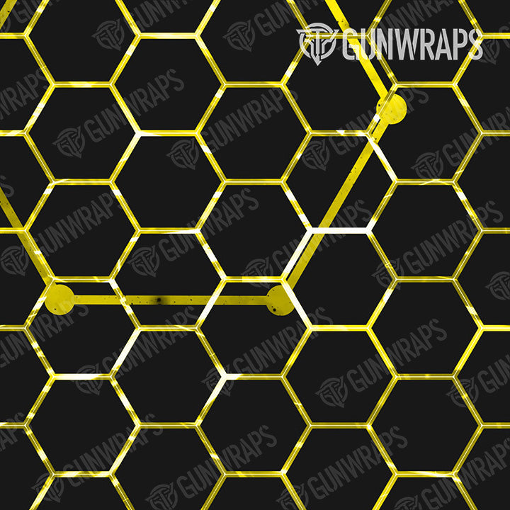 Universal Sheet Vivid Hex Yellow Gun Skin Pattern