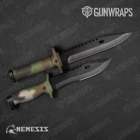 Brown Knife Gear Skin Vinyl Wraps