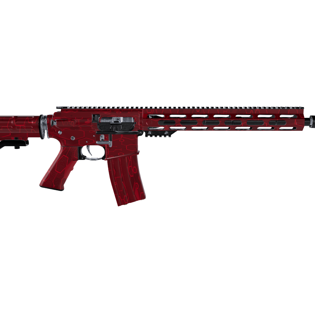 AR 15 Hex DNA Elite Red Gun Skin