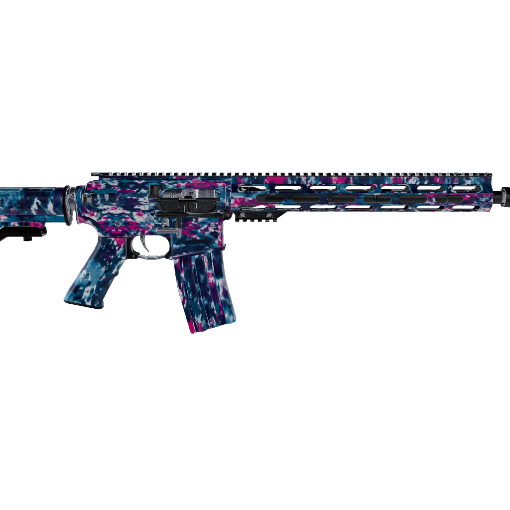 AR 15 Tie Dye Teen Spirit Gun Skin