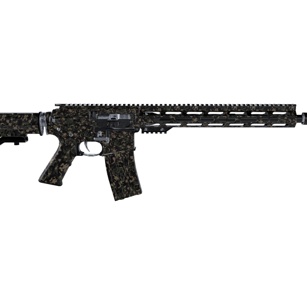 AR 15 Classic Militant Charcoal Camo Gun Skin