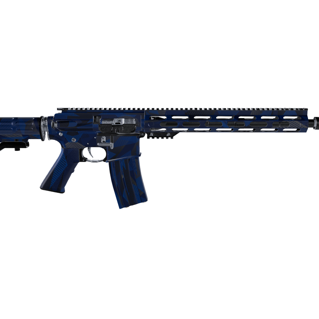 AR 15 Trigon Elite Blue Gun Skin