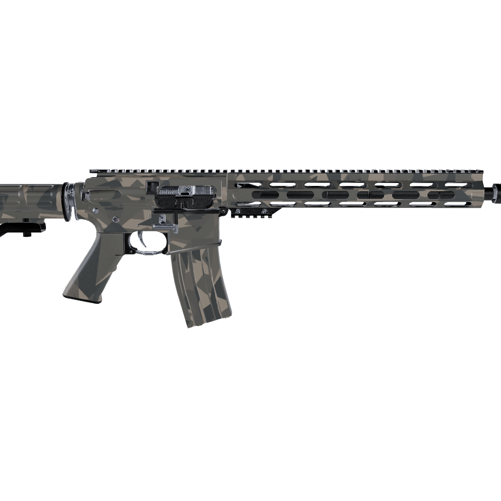 AR 15 Shattered Army Camo Gun Skin