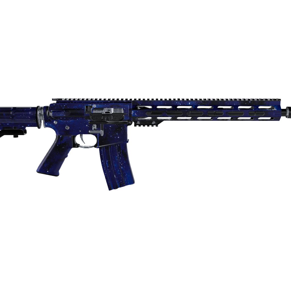 AR 15 Galaxy Blue Gun Skin