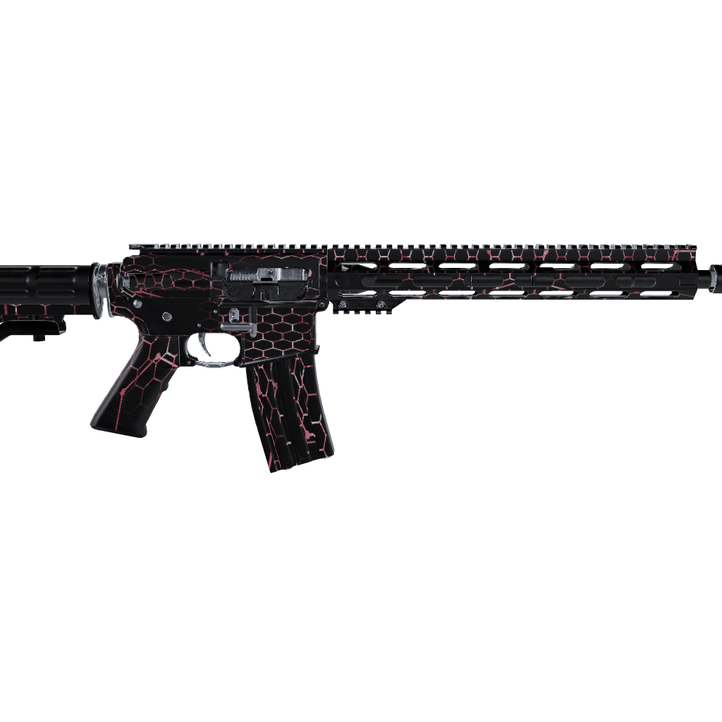 AR 15 Vivid Hex Pink Gun Skin