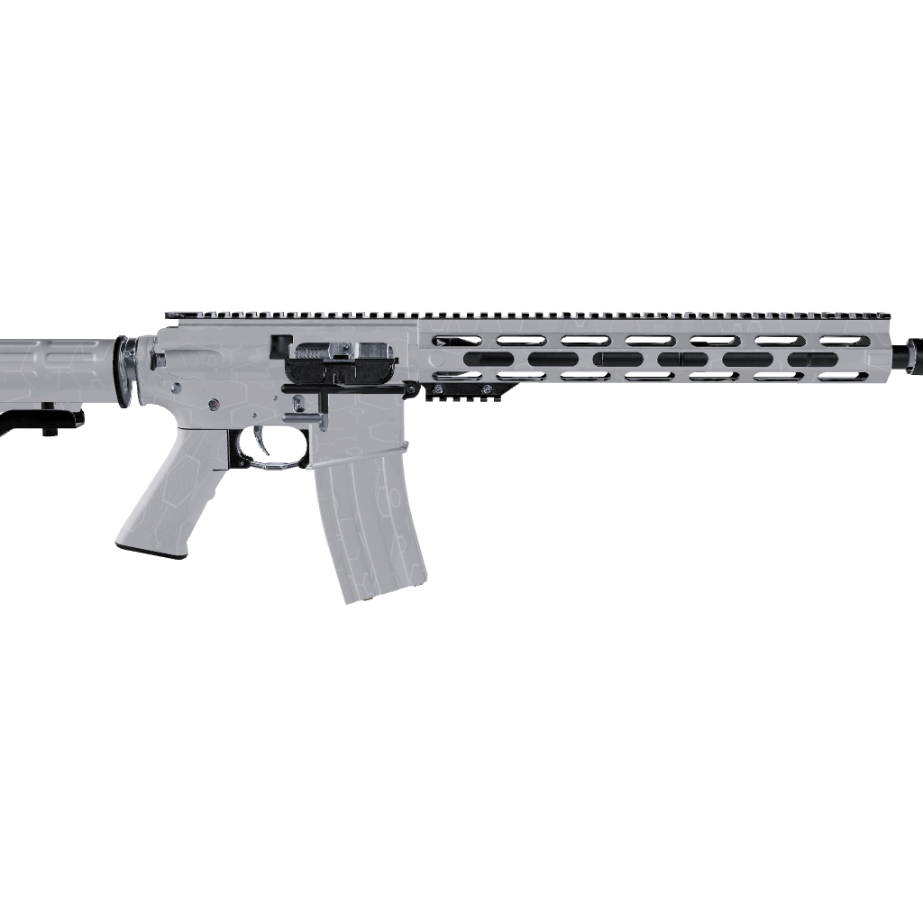 AR 15 Hex DNA Elite White Gun Skin