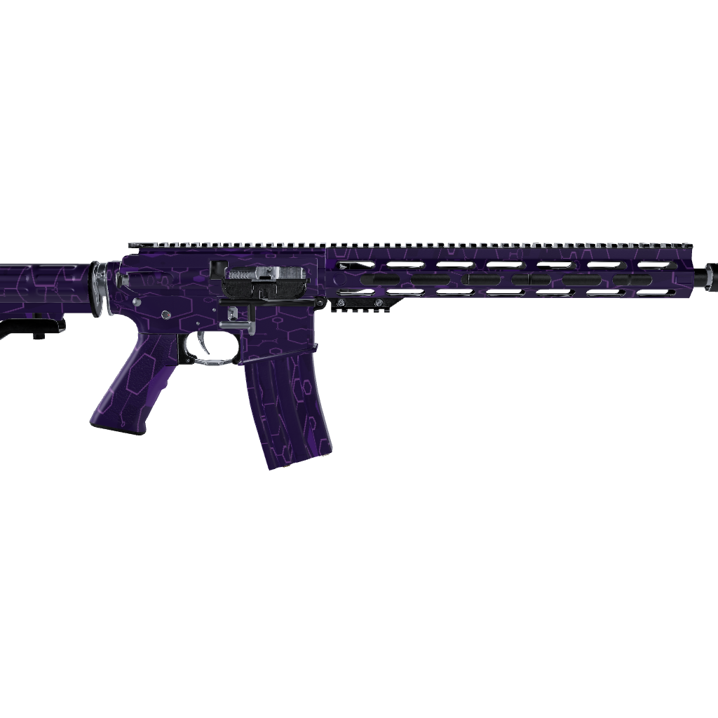 AR 15 Hex DNA Elite Purple Gun Skin