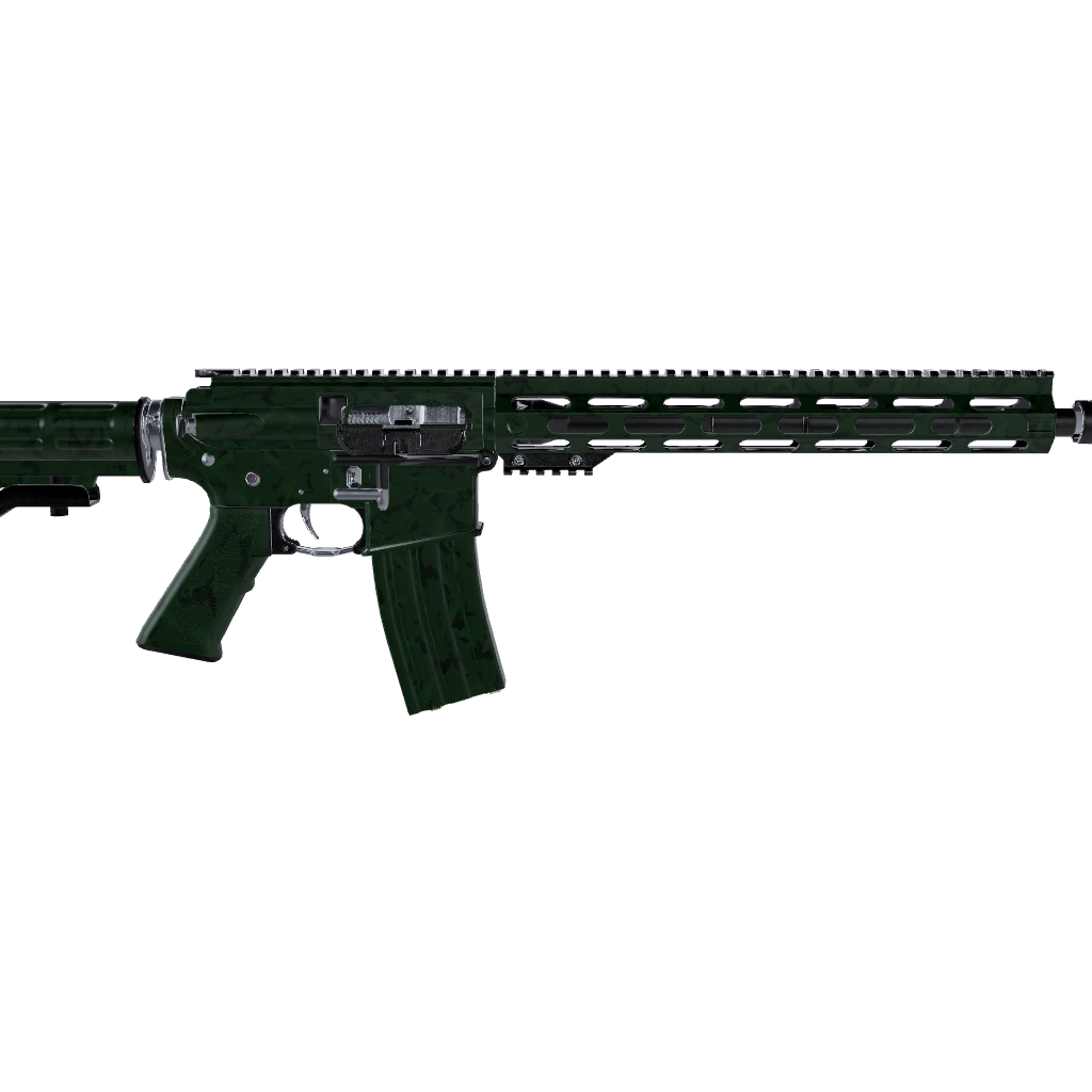 AR 15 Battle Storm Elite Green Camo Gun Skin 