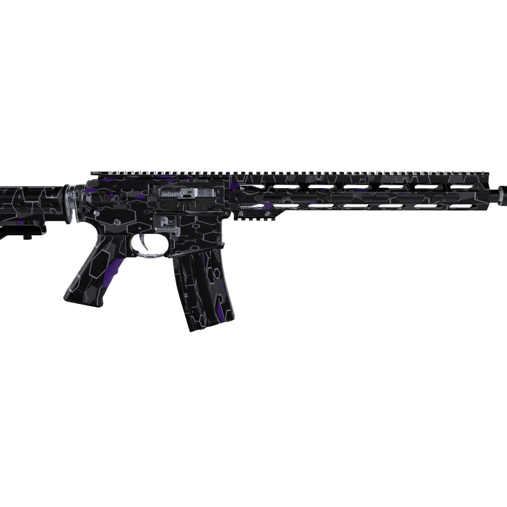 AR 15 Hex DNA Purple Gun Skin