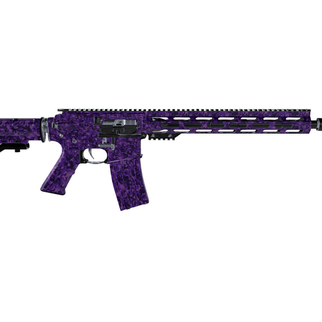 AR 15 Cumulus Elite Purple Camo Gun Skin