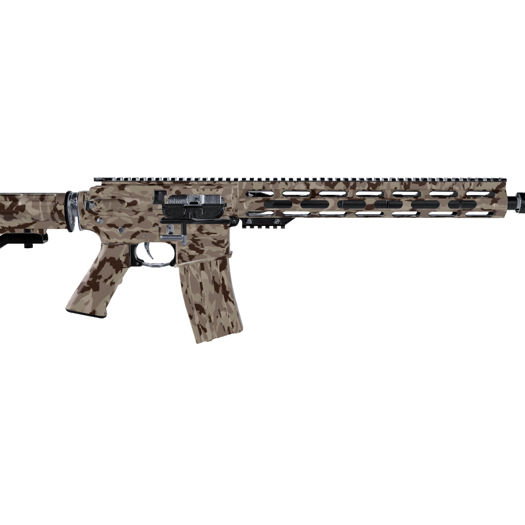 AR 15 Erratic Desert Camo Gun Skin