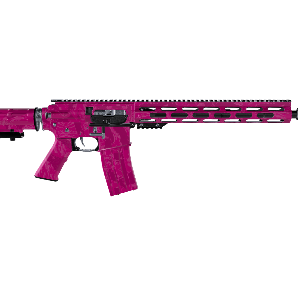 AR 15 Vietnam Tiger Stripe Elite Magenta Gun Skin