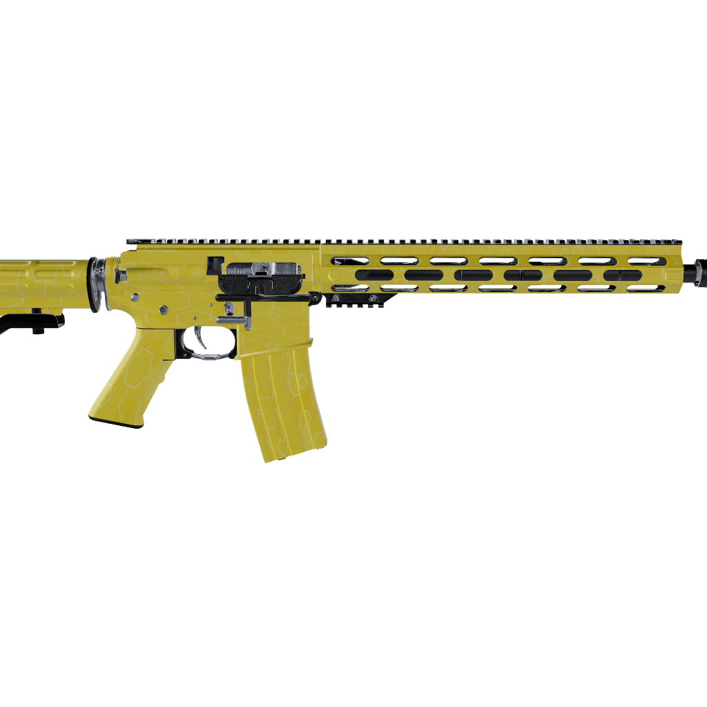 AR 15 Hex DNA Elite Yellow Gun Skin