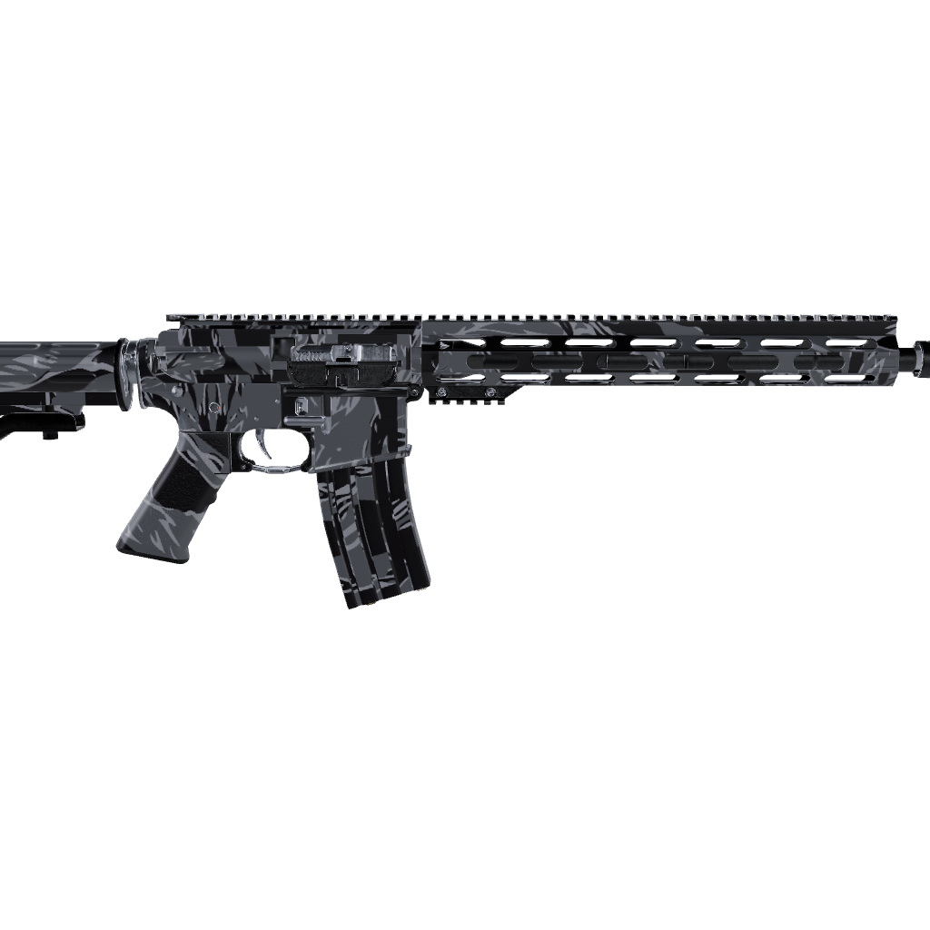 AR 15 Shredded Urban Night Camo Gun Skin
