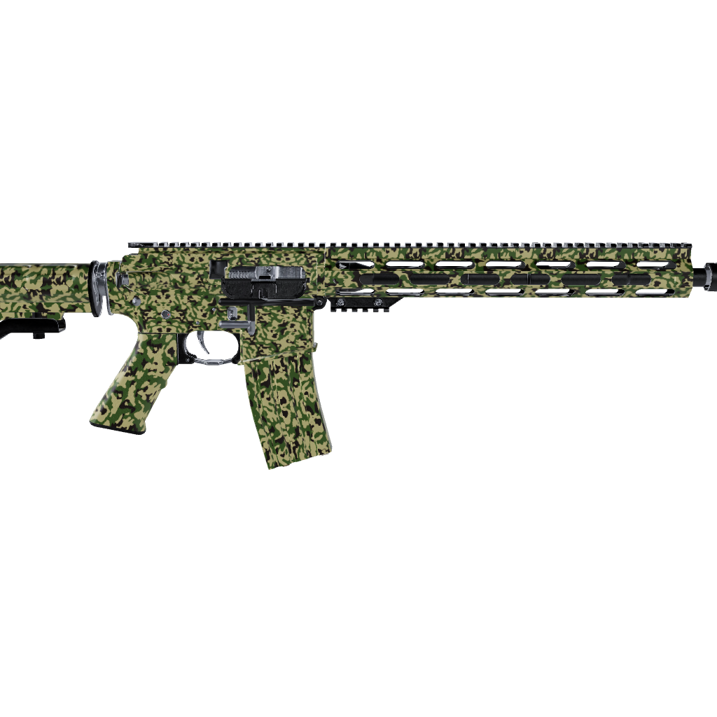 AR 15 Cumulus Jungle Camo Gun Skin 