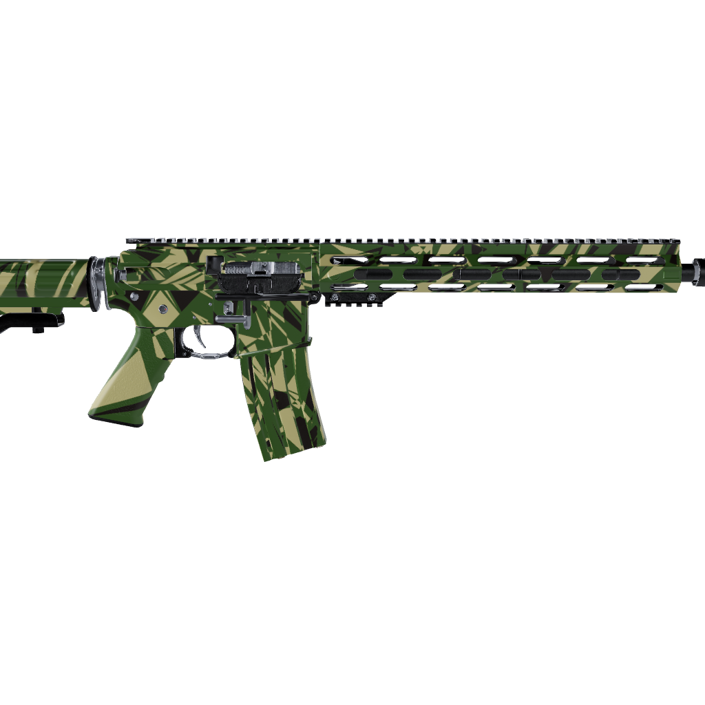 AR 15 Sharp Jungle Camo Gun Skin