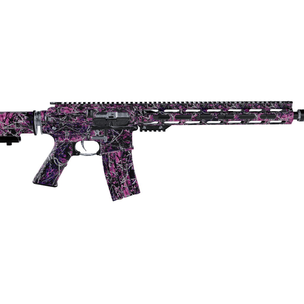 AR 15 Muddy Girl Camo Gun Skin Vinyl Wrap