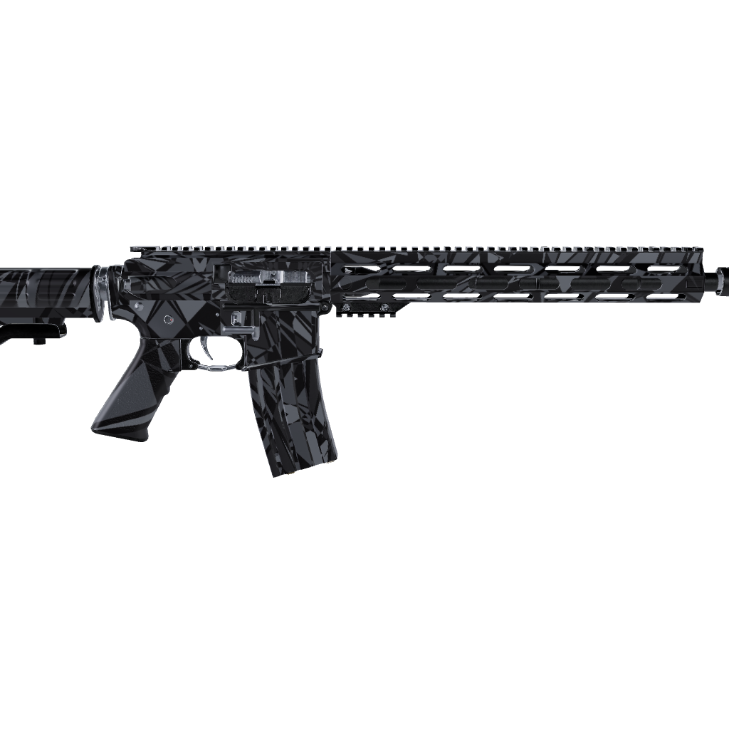 AR 15 Sharp Midnight Camo Gun Skin