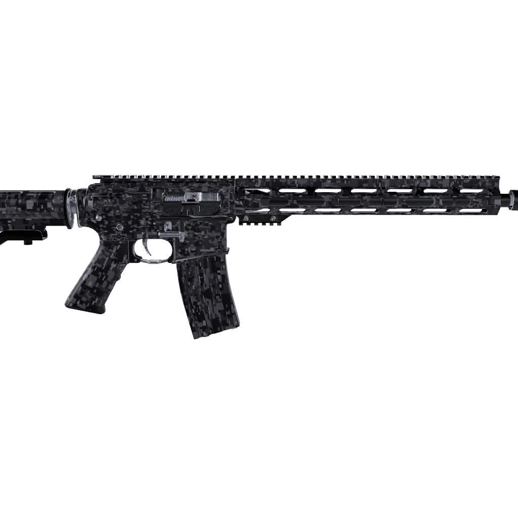 AR 15 Digital Midnight Camo Gun Skin