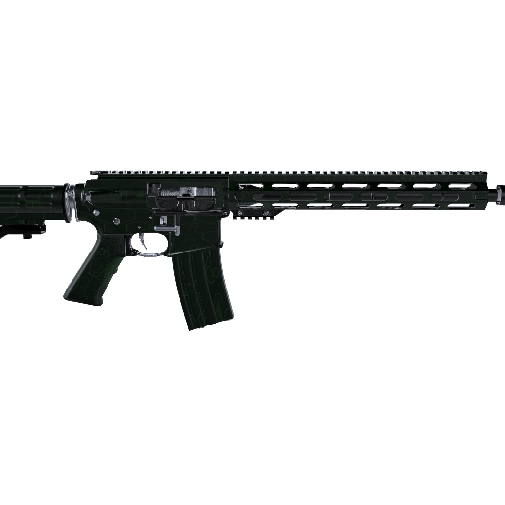 AR 15 Hex DNA Elite Green Gun Skin