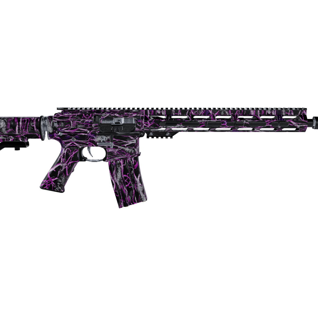 AR 15 Nature Pink Voodoo Camo Gun Skin