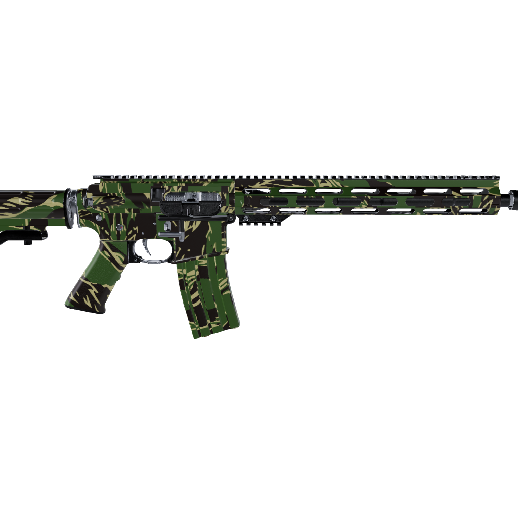 AR 15 Shredded Jungle Camo Gun Skin