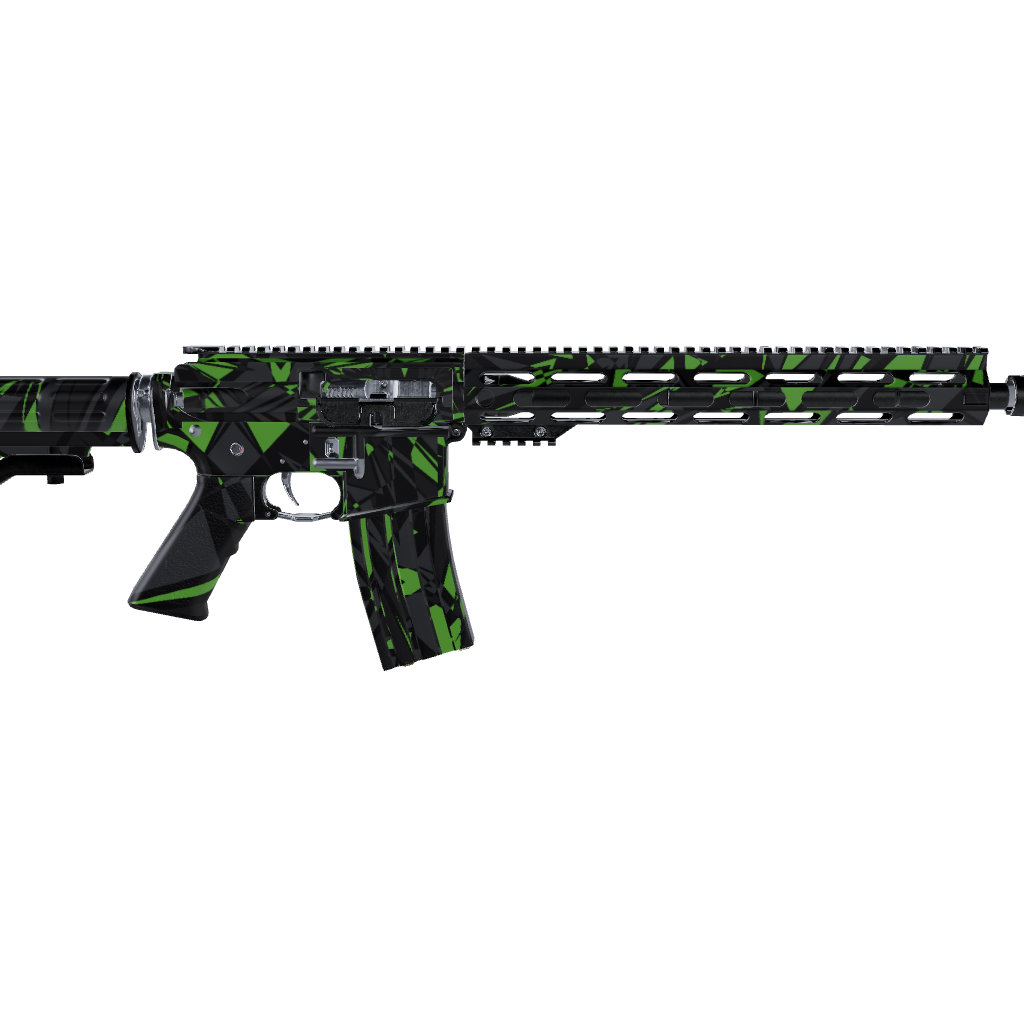 AR 15 Sharp Metro Green Camo Gun Skin 