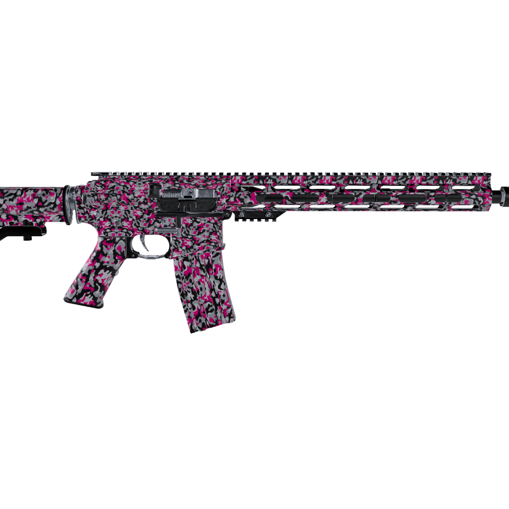 AR 15 Classic Magenta Tiger Camo Gun Skin