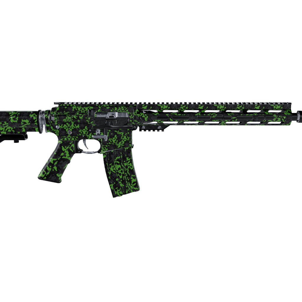 AR 15 Classic Metro Green Camo Gun Skin 