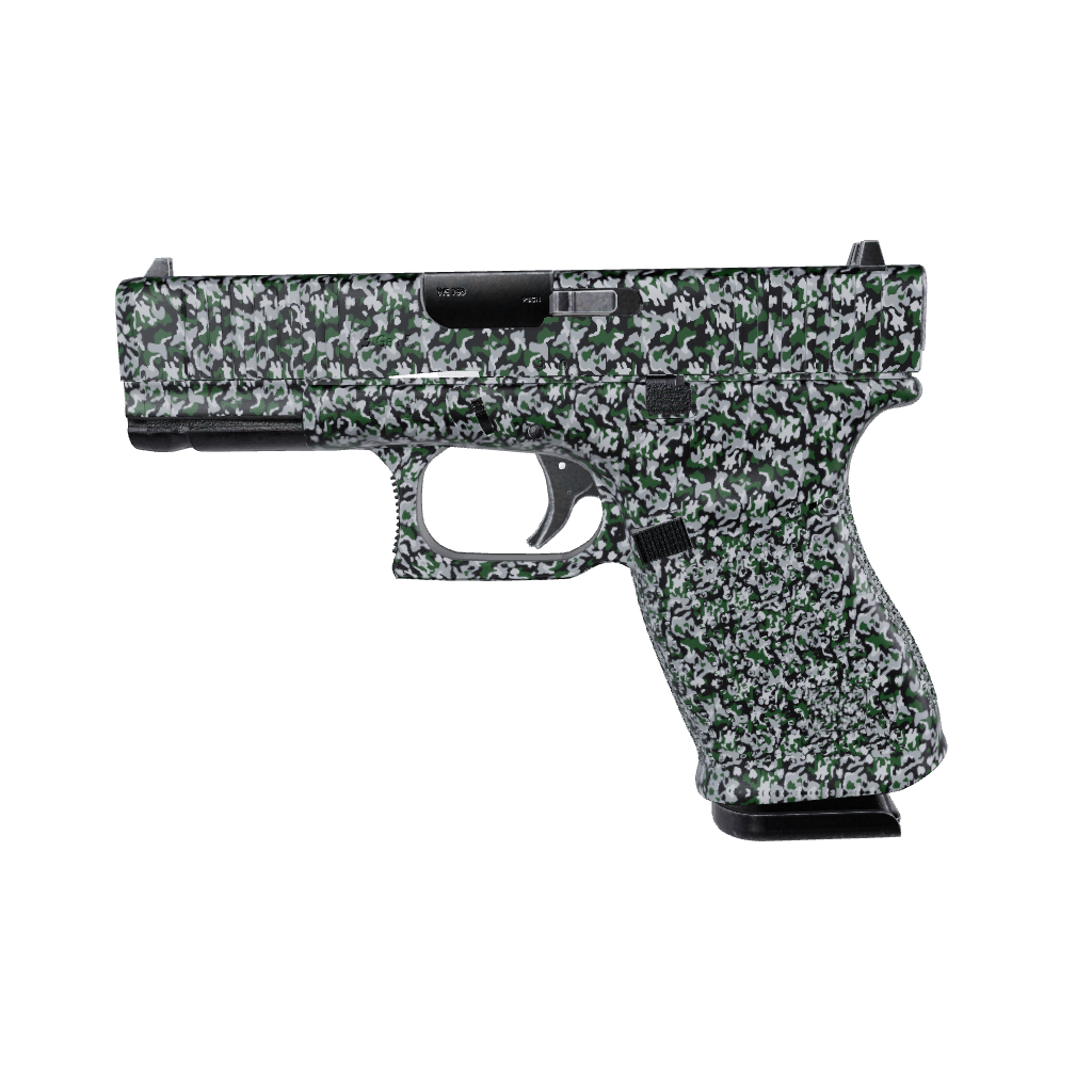 Pistol & Revolver Classic Green Tiger Camo Gun Skin