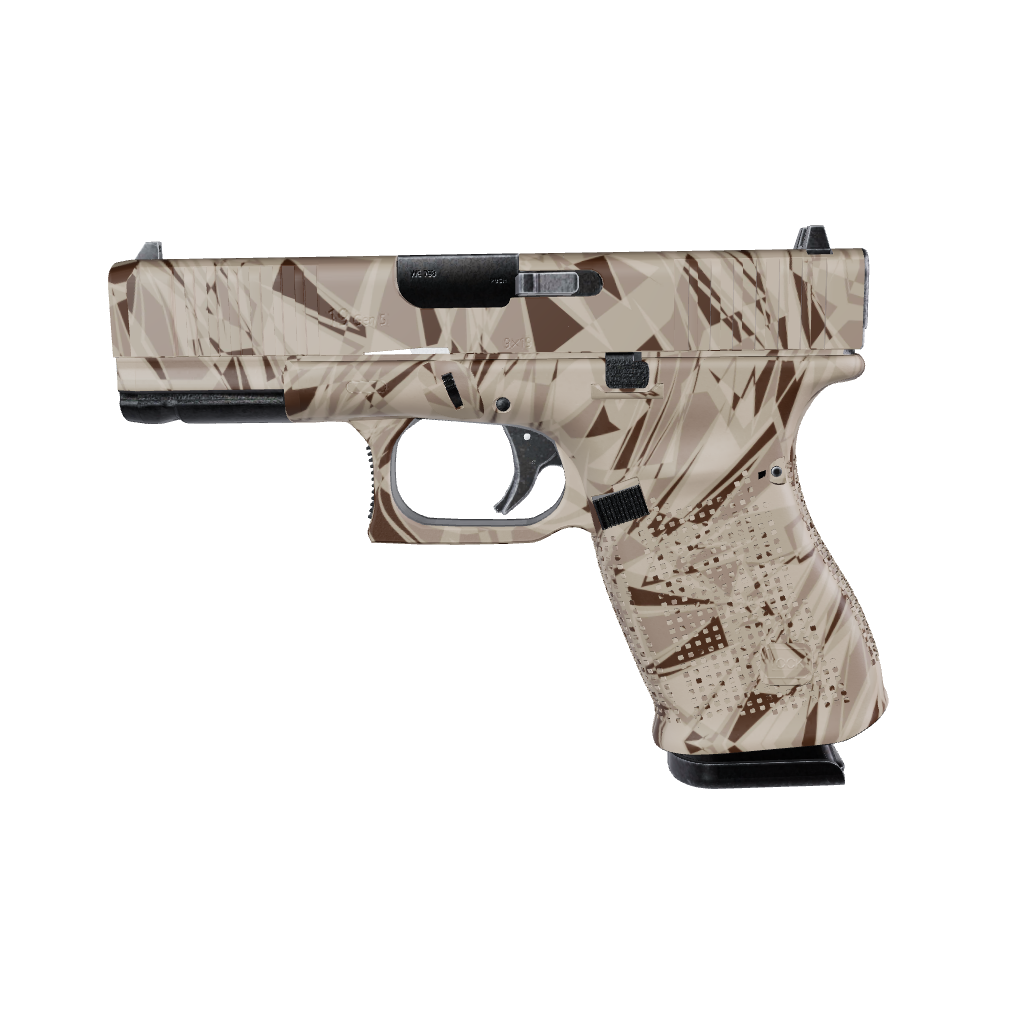 Pistol & Revolver Sharp Desert Camo Gun Skin