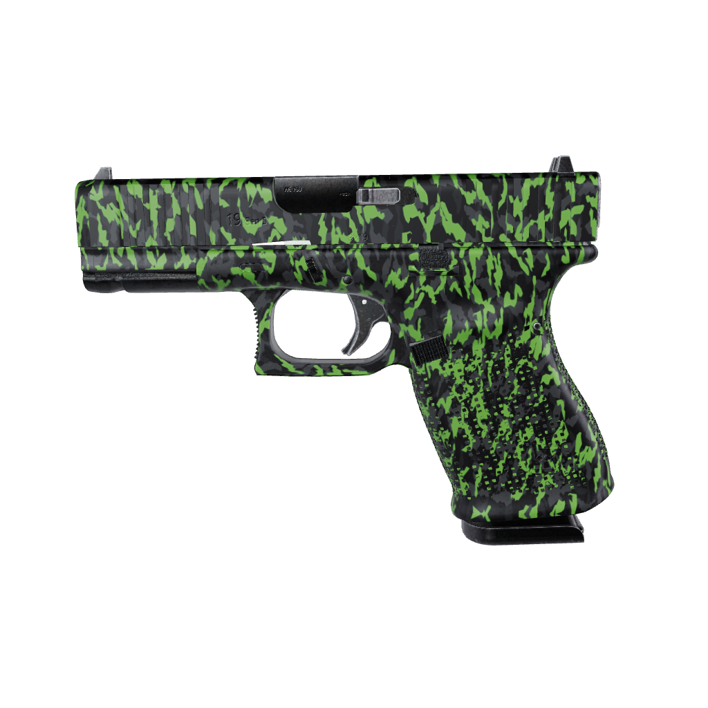 Pistol & Revolver Erratic Metro Green Camo Gun Skin