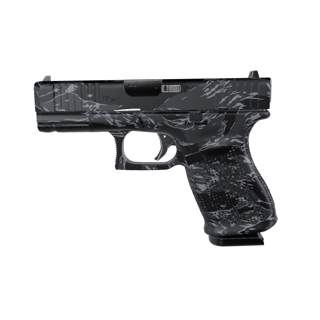 Pistol & Revolver Shredded Midnight Camo Gun Skin