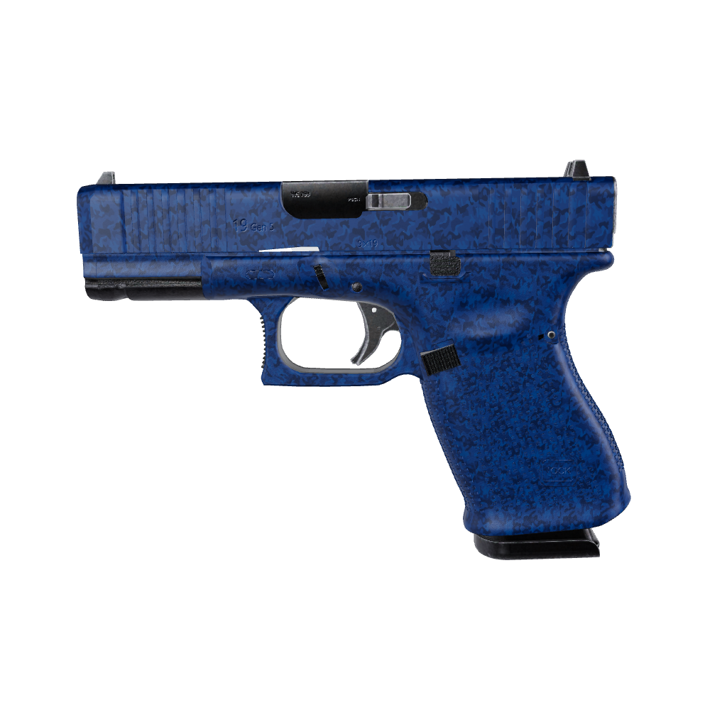 Pistol & Revolver Classic Elite Blue Camo Gun Skin