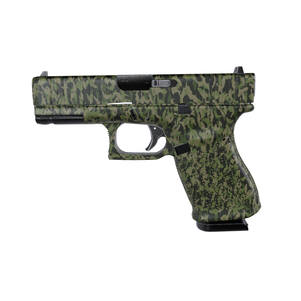 Pistol & Revolver Erratic Army Green Camo Gun Skin