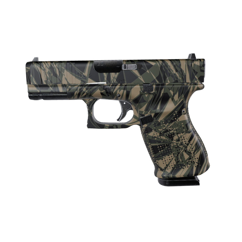 Pistol & Revolver Sharp Militant Charcoal Camo Gun Skin