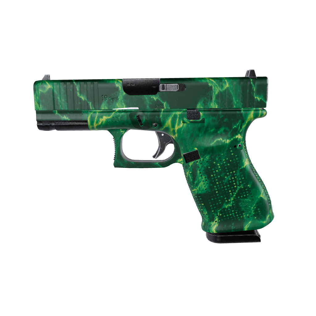 Pistol & Revolver Stone Jade Marble Gun Skin