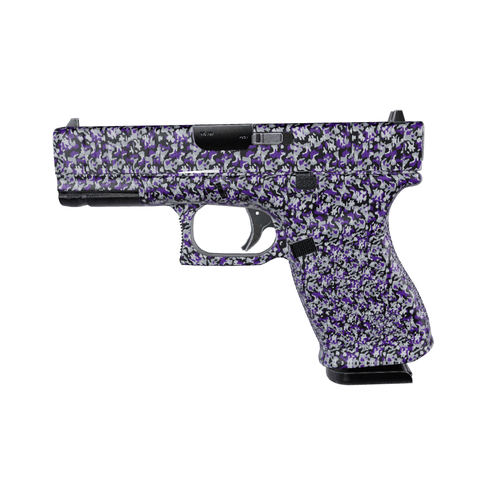 Pistol & Revolver Classic Purple Tiger Camo Gun Skin
