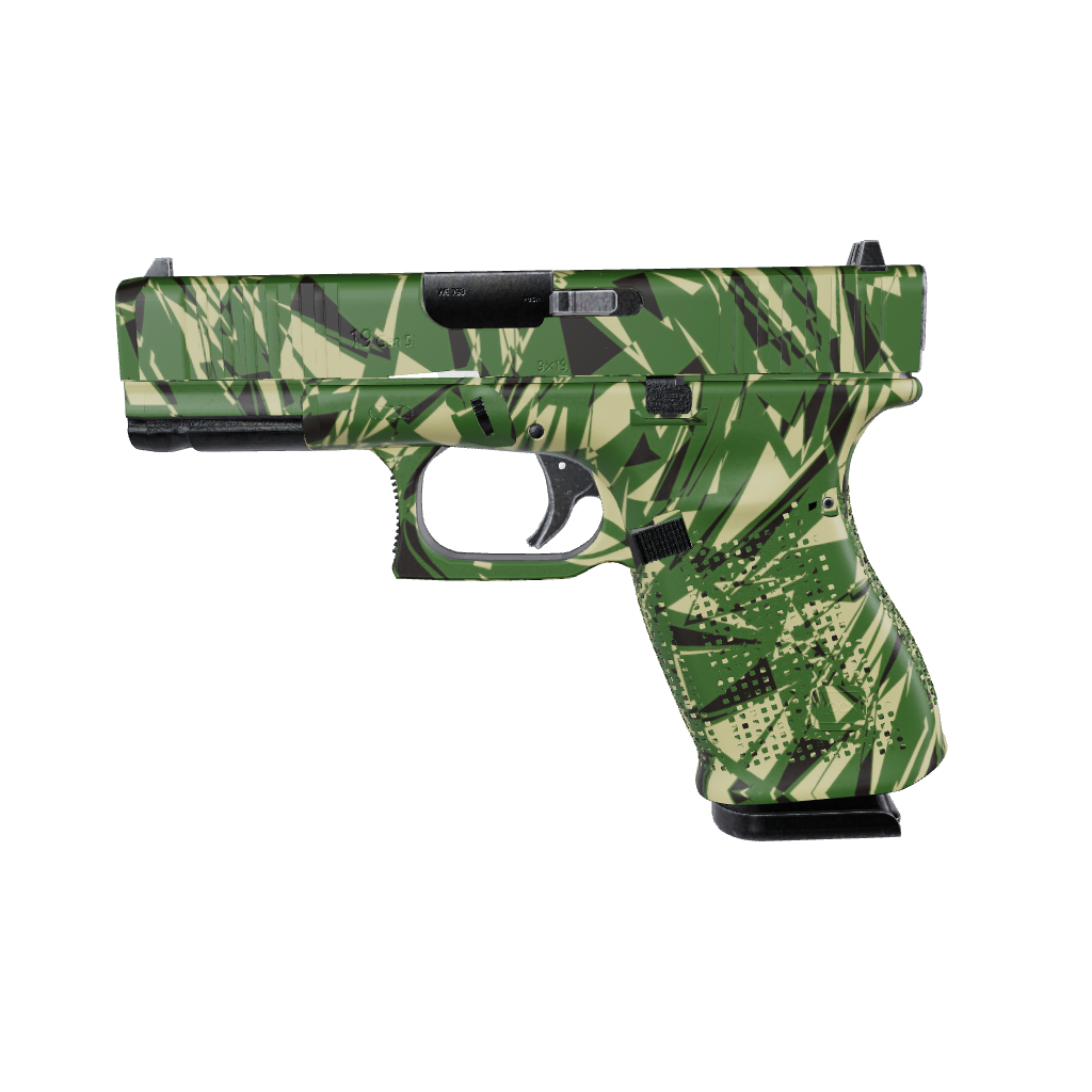 Pistol & Revolver Sharp Jungle Camo Gun Skin 