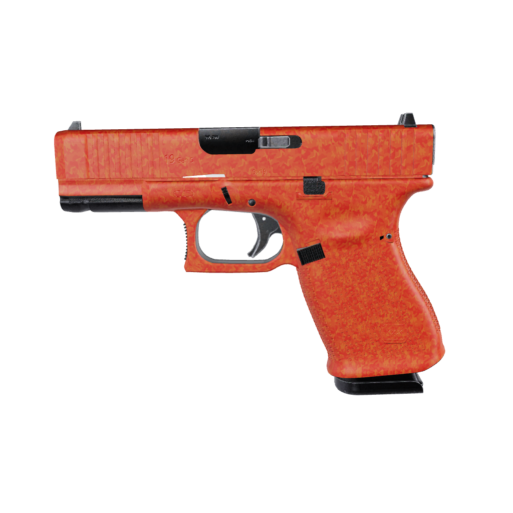 Pistol & Revolver Classic Elite Orange Camo Gun Skin